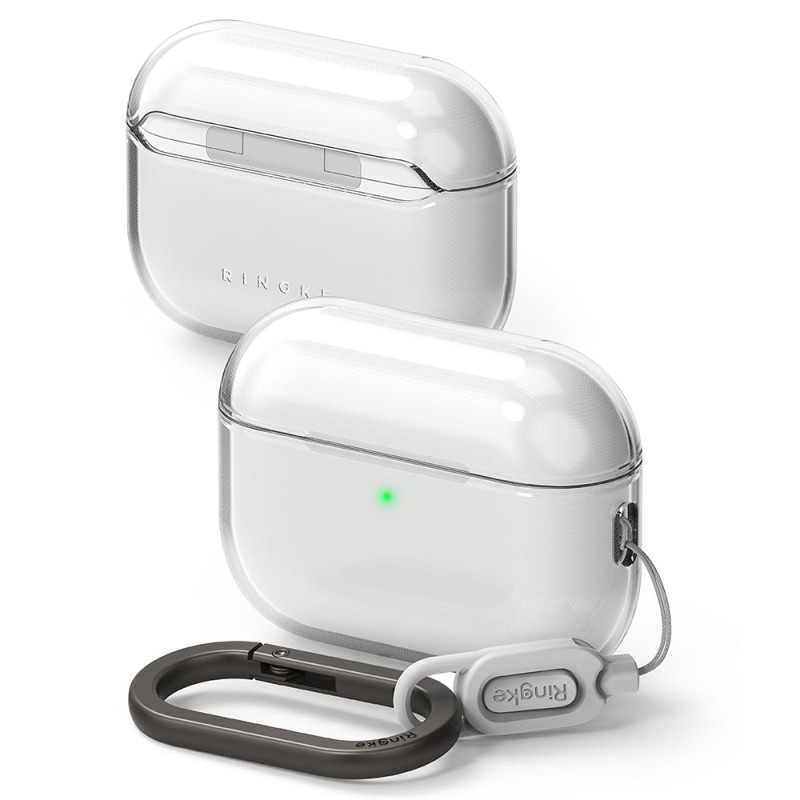 Ringke Air (Apple AirPods Pro 3) Clear - прозрачен калъф с карабинер - 8800293859345