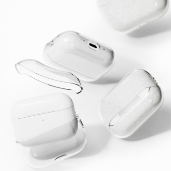 Ringke Air (Apple AirPods Pro 3) Clear - прозрачен калъф с карабинер Ringke Air (Apple AirPods Pro 3) Clear - прозрачен калъф с карабинер