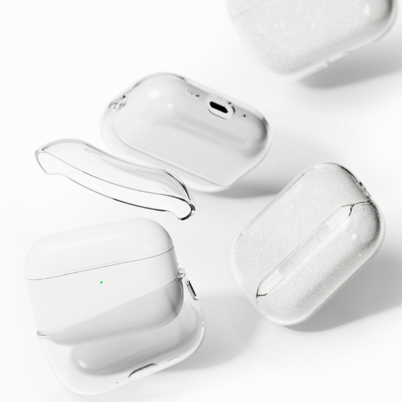 Ringke Air (Apple AirPods Pro 3) Clear - прозрачен калъф с карабинер - 8800293859345