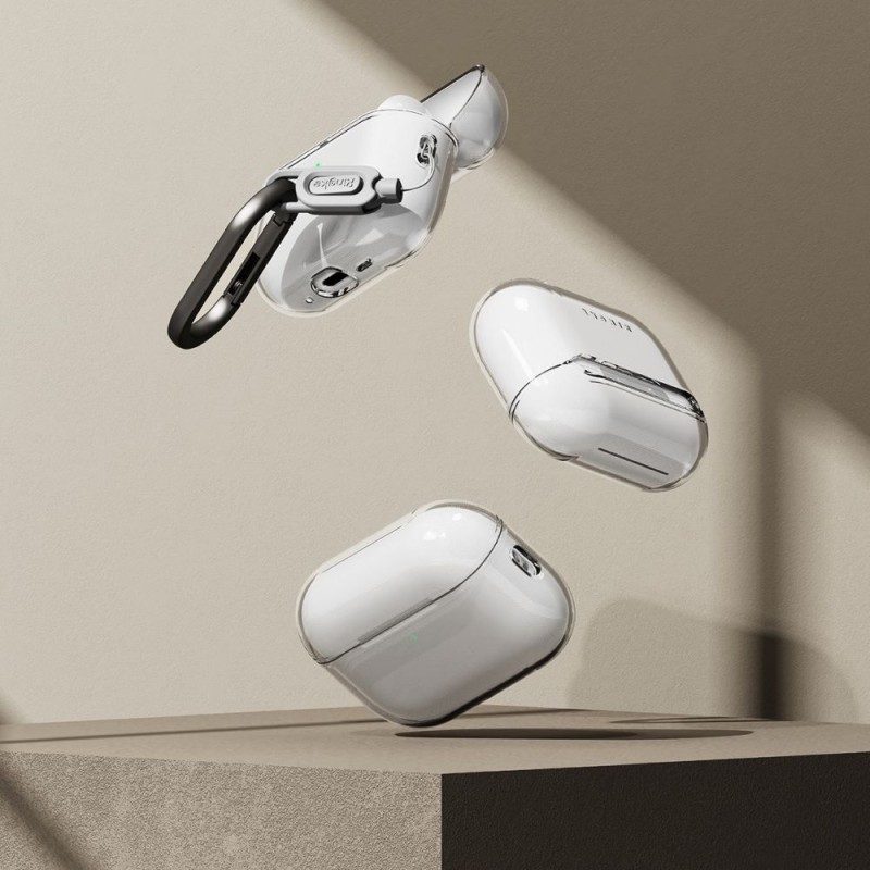 Ringke Air (Apple AirPods Pro 3) Clear - прозрачен калъф с карабинер - 8800293859345