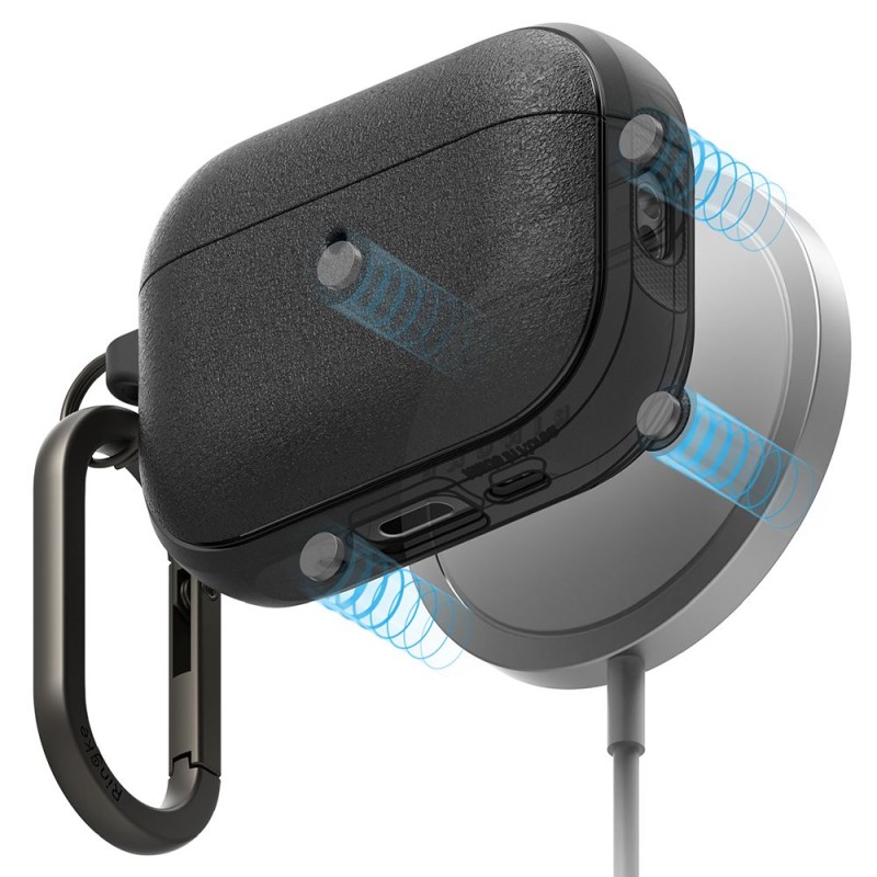 Ringke Onyx Magnetic MagSafe калъф за Apple AirPods Pro 3 (черен) - 8800293859369