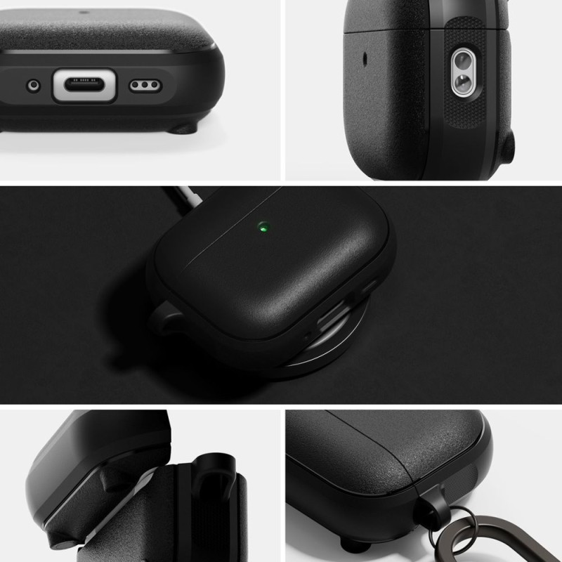 Ringke Onyx Magnetic MagSafe калъф за Apple AirPods Pro 3 (черен) - 8800293859369