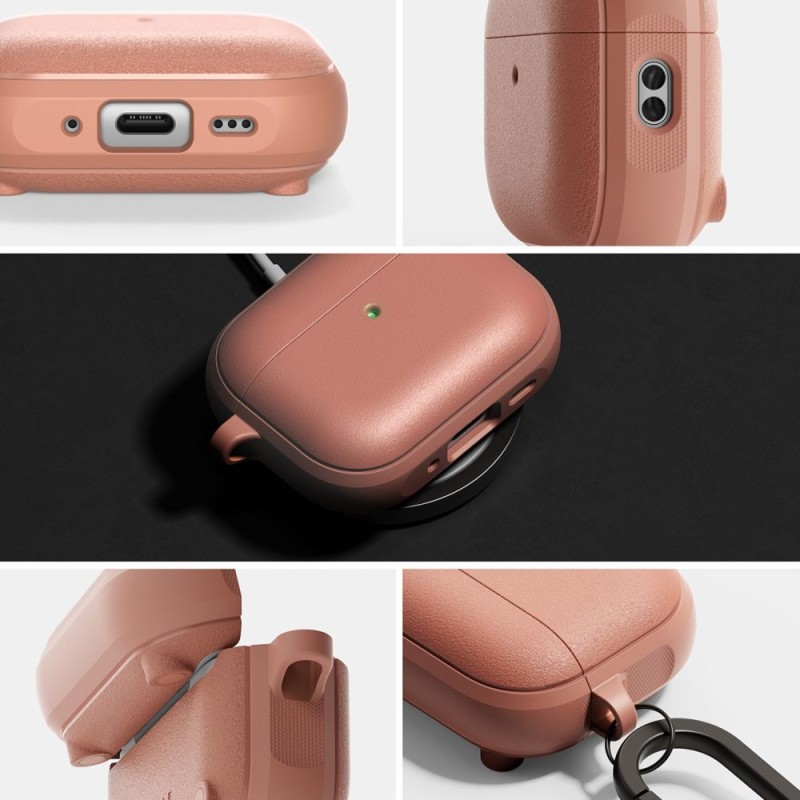 Ringke Onyx Magnetic MagSafe кейс за Apple AirPods Pro 3 Constant Coral - Ringke Onyx Magnetic MagSafe кейс за Apple AirPods Pro 3 Constant Coral - 8800293859383