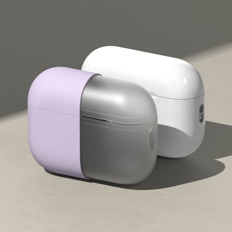 Ringke Silicone кейс за Apple AirPods Pro 3 Light Purple (виолетов) - 8800293859437