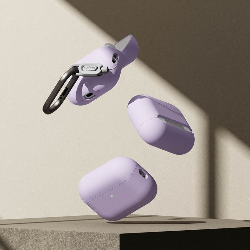 Ringke Silicone кейс за Apple AirPods Pro 3 Light Purple (виолетов) - 8800293859437