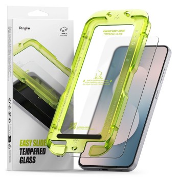 Ringke Easy Slide Tempered Glass 2-Pack за Samsung Galaxy S25 FE, Clear (SKU: 8800293859680)