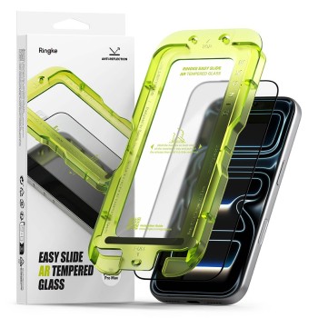 Ringke Easy Slide антиотразително закалено стъкло за iPhone 17 Pro Max (черно)