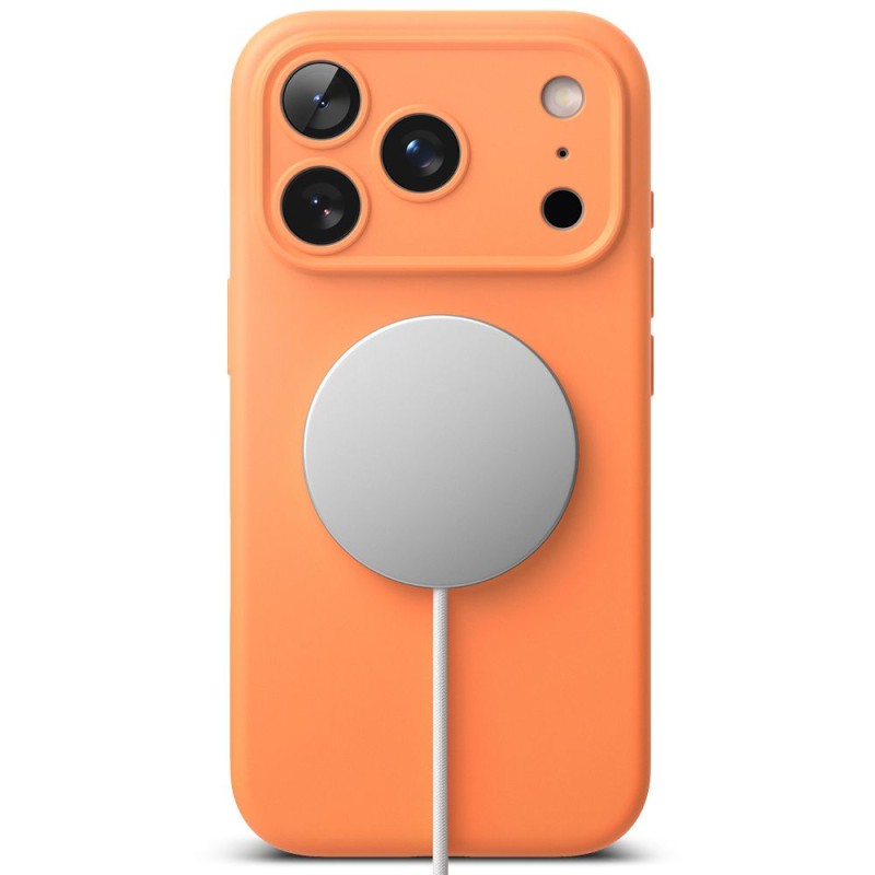 RINGKE Silicone Magnetic MagSafe за iPhone 17 Pro Max Tangerine (SKU: 8800328810464) - 8800328810464