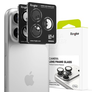 Ringke Camera Frame Protector 2-пак за iPhone 17 Pro / 17 Pro Max (черен)