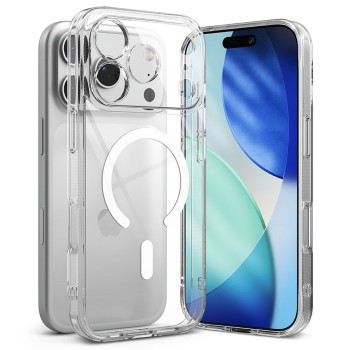 Ringke Fusion Magnetic MagSafe Case за iPhone 17 Pro – Clear (прозрачно)