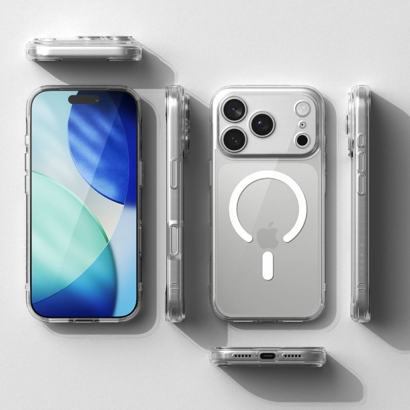 Ringke Fusion Magnetic MagSafe Case за iPhone 17 Pro – Clear (прозрачно) - 8800328810785
