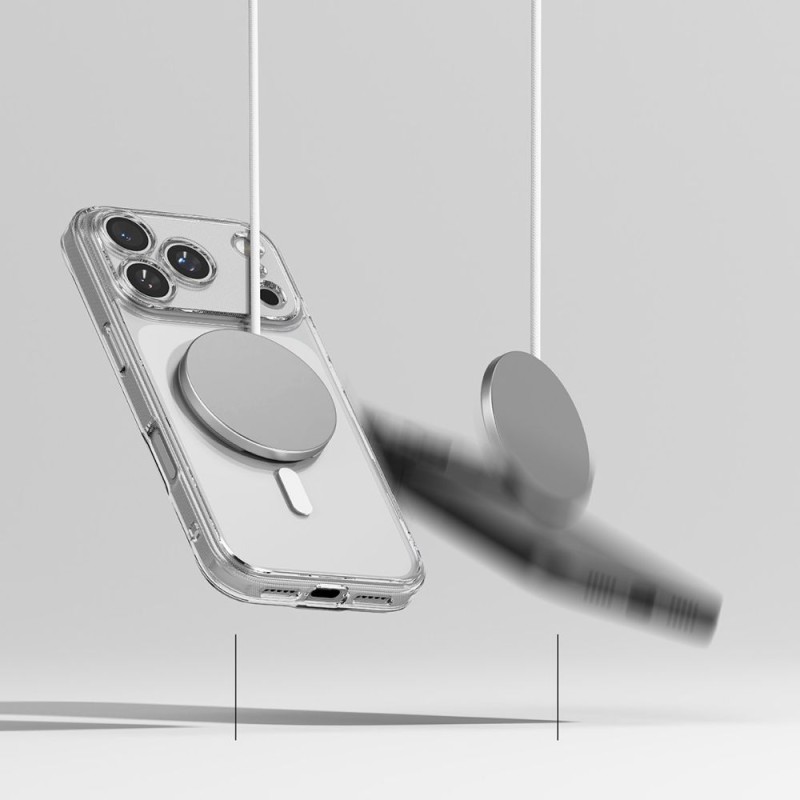 Ringke Fusion Magnetic MagSafe Case за iPhone 17 Pro – Clear (прозрачно) - 8800328810785