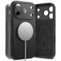 Ringke Silicone Magnetic MagSafe за iPhone 17 Pro (Черно)