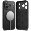 Ringke Silicone Magnetic MagSafe за iPhone 17 Pro (Черно) - 8800328811126
