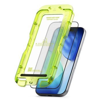 Ringke Easy Slide - закалено стъкло 2 броя за iPhone 17 Pro (Black)
