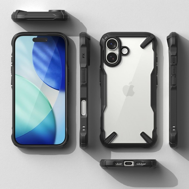 Ringke Fusion X Etui за iPhone 17 (черно) - Ringke Fusion X Etui за iPhone 17 (черно) - 8800328811577