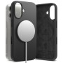 Ringke Silicone Magnetic Magsafe Etui за iPhone 17 (Черно)