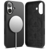 Ringke Silicone Magnetic Magsafe Etui за iPhone 17 (Черно) - 8800328811799