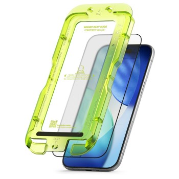 Ringke Easy Slide 2-Pack закалено стъкло за iPhone Air Black (SKU 8800328812314)