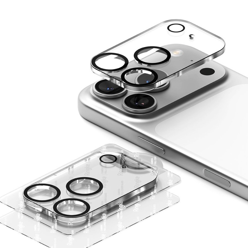 Ringke Full Cover защита за камера, 2 броя (iPhone 17 Pro), черна - Ringke Full Cover защита за камера, 2 броя (iPhone 17 Pro), черна - 8800328812352