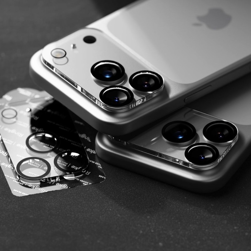 Ringke Full Cover защита за камера, 2 броя (iPhone 17 Pro), черна - Ringke Full Cover защита за камера, 2 броя (iPhone 17 Pro), черна - 8800328812352