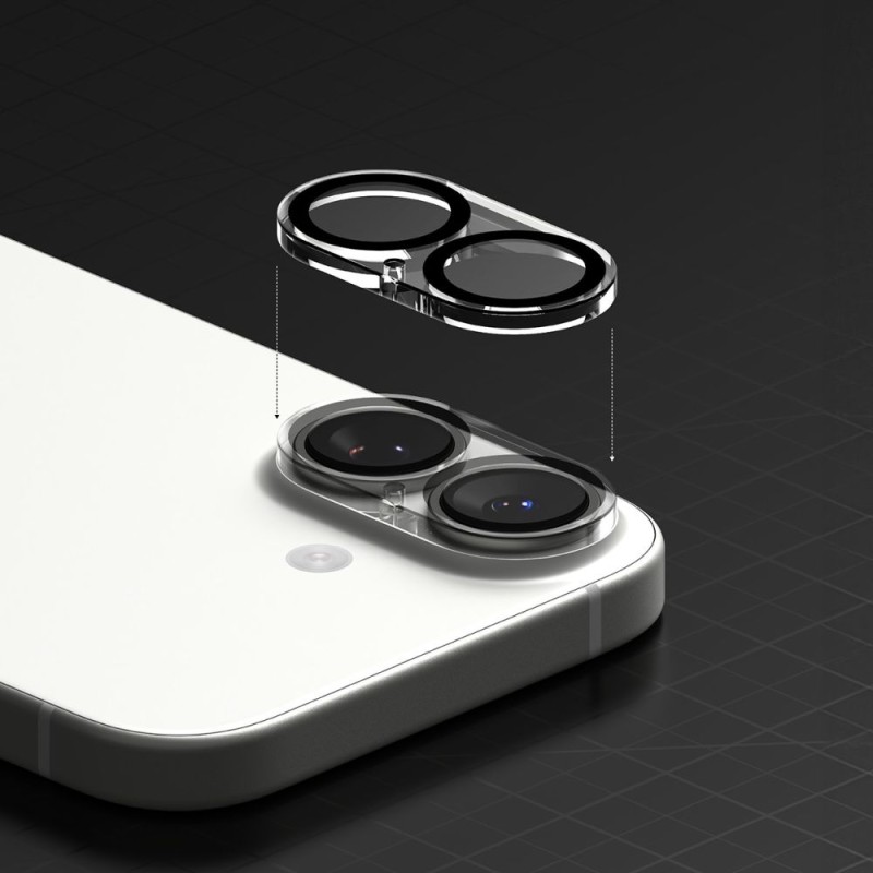 Ringke Camera Full Cover протектор за камера, 2 броя за iPhone 17 (черен) - Ringke Camera Full Cover протектор за камера, 2 броя за iPhone 17 (черен) - 8800328812369