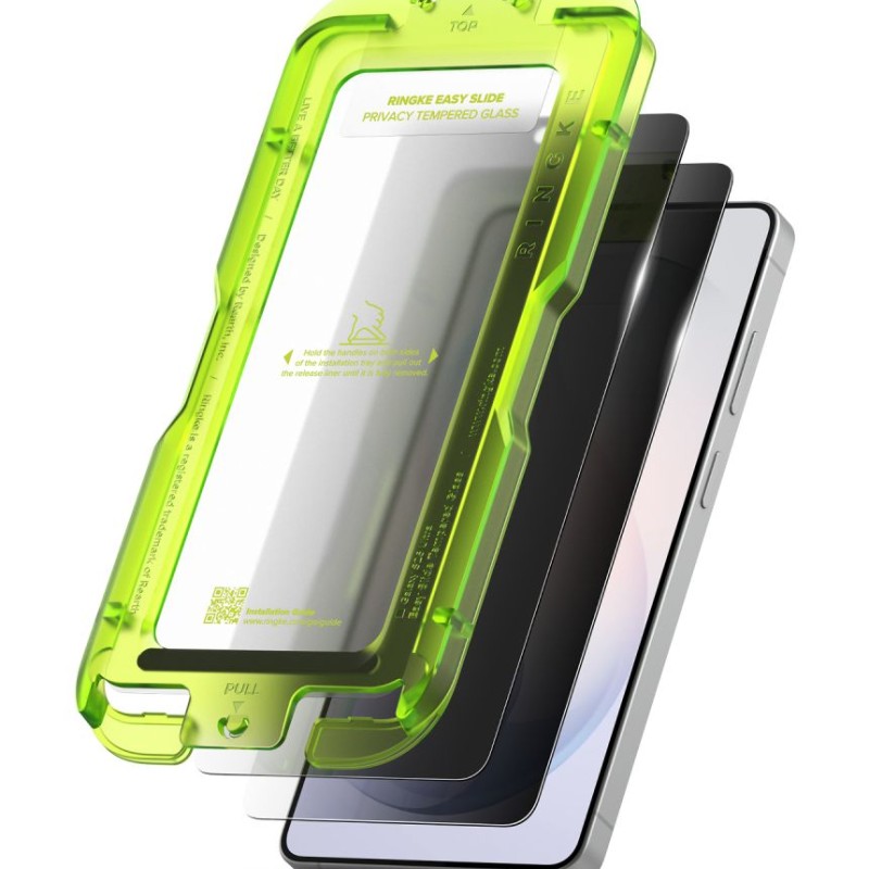 Ringke Easy Slide Privacy – закалено стъклено фолио за Samsung Galaxy S26 Ultra (2 броя) - 8800328814929