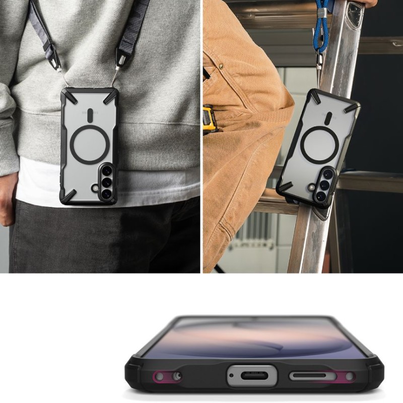 Ringke Fusion X Magnetic MagSafe кейс за Samsung Galaxy S26+ Plus – Black (8800328815186) - Ringke Fusion X Magnetic MagSafe кейс за Samsung Galaxy S26+ Plus – Black (8800328815186) - 8800328815186