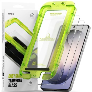 Закалено стъкло Ringke Easy Slide 2-pack за Samsung Galaxy S26+ Plus (Clear)
