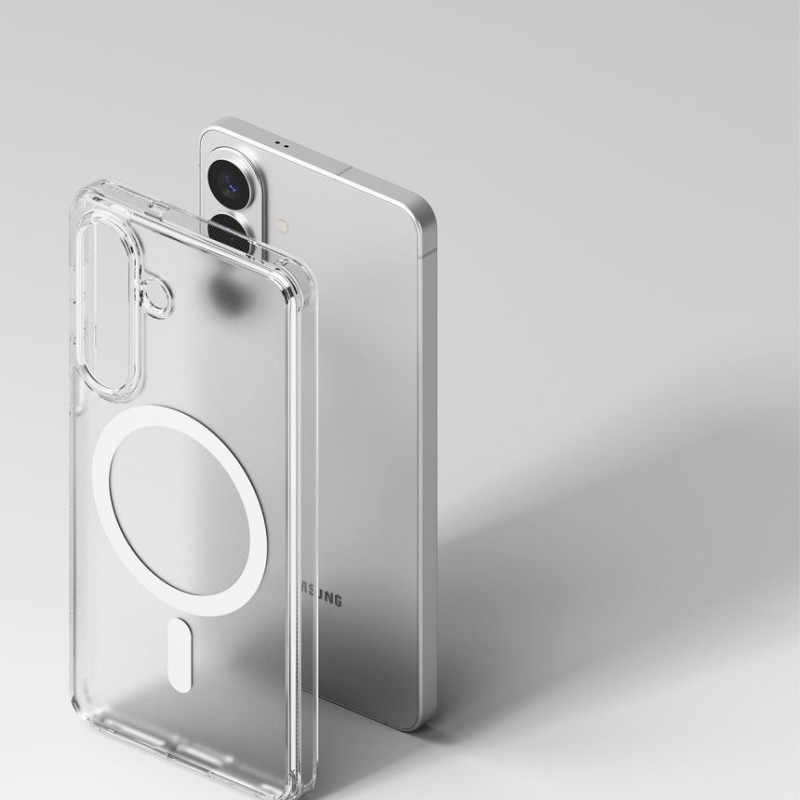 Ringke Fusion Magnetic MagSafe за Samsung Galaxy S26 (Clear) - Ringke Fusion Magnetic MagSafe за Samsung Galaxy S26 (Clear) - 8800328815490