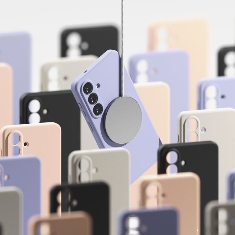 Ringke Silicone Magnetic MagSafe за Samsung Galaxy S26 (Stone) - 8800328815735