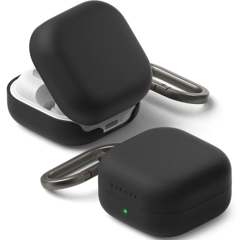 Ringke Silicone Case за Samsung Galaxy Buds 4 / Buds 4 Pro – Black - 8800328816763