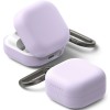 Ringke Silicone Case за Samsung Galaxy Buds 4 / 4 Pro (Light Purple) - 8800328816794