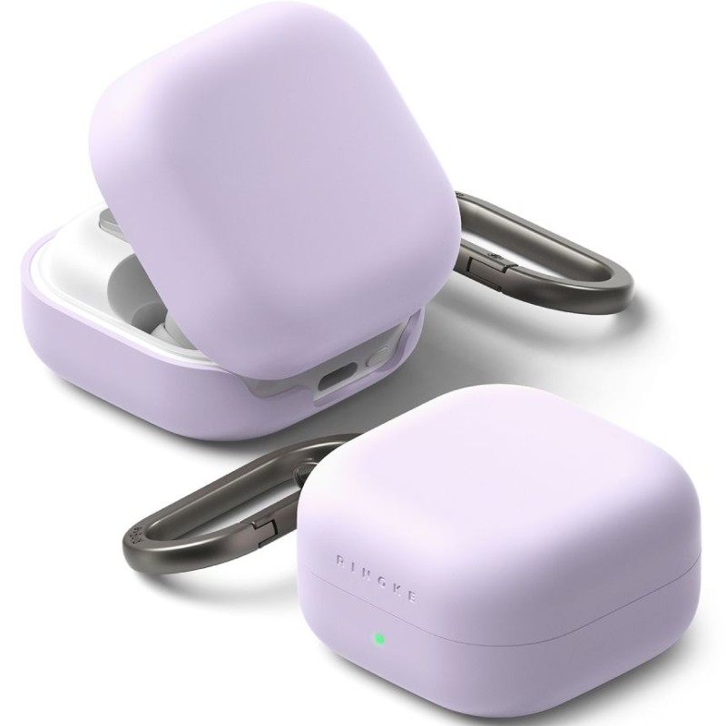Ringke Silicone Case за Samsung Galaxy Buds 4 / 4 Pro (Light Purple) - 8800328816794
