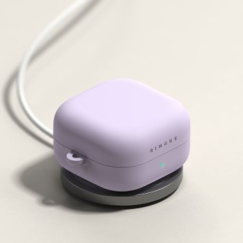Ringke Silicone Case за Samsung Galaxy Buds 4 / 4 Pro (Light Purple)
