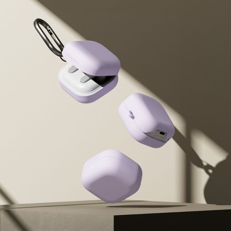 Ringke Silicone Case за Samsung Galaxy Buds 4 / 4 Pro (Light Purple) - 8800328816794