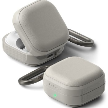 Ringke Onyx Magnetic MagSafe за Samsung Galaxy Buds 4 / 4 Pro (Warm Grey)