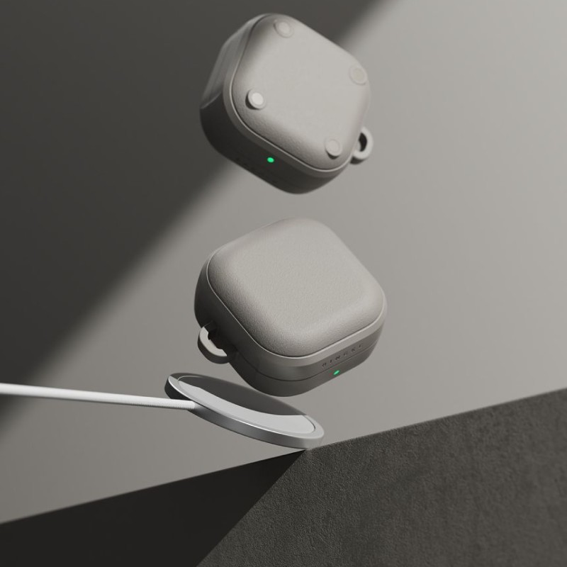 Ringke Onyx Magnetic MagSafe за Samsung Galaxy Buds 4 / 4 Pro (Warm Grey) - Ringke Onyx Magnetic MagSafe за Samsung Galaxy Buds 4 / 4 Pro (Warm Grey) - 8800328816817