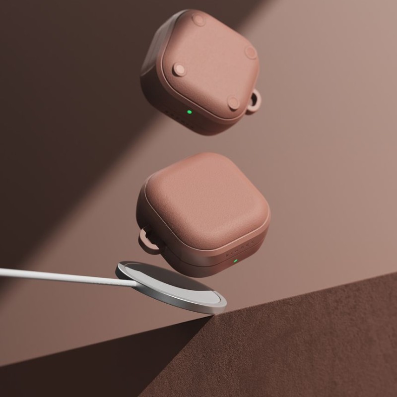 Ringke Onyx Magnetic MagSafe кейс за Samsung Galaxy Buds 4 / 4 Pro (Constant Coral) - Ringke Onyx Magnetic MagSafe кейс за Samsung Galaxy Buds 4 / 4 Pro (Constant Coral) - 8800328816824