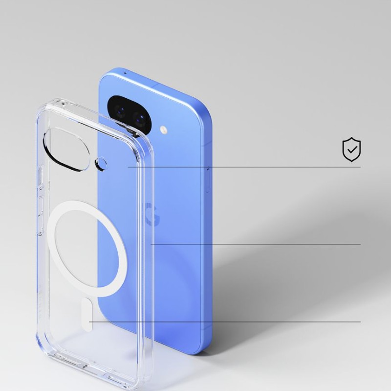 RINGKE FUSION Magnetic MagSafe за Google Pixel 10A – Clear (прозрачно) - 8800328818293