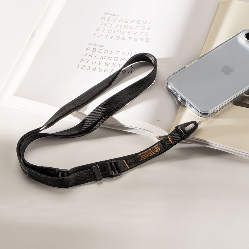 Ringke Lanyard Strap Crossbody Black (каишка за носене през рамо/на врата) - Ringke Lanyard Strap Crossbody Black (каишка за носене през рамо/на врата) - 8800328818606