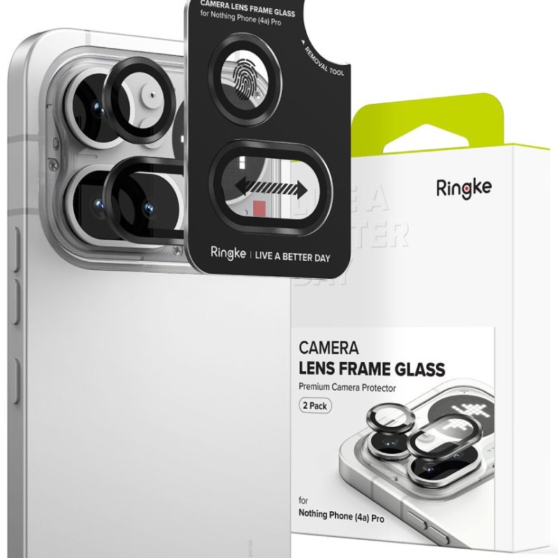 Ringke Camera Frame Protector 2-пак защитни капачета за камера Nothing Phone 4A Pro Black - 8800328819047