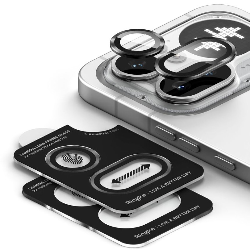 Ringke Camera Frame Protector 2-пак защитни капачета за камера Nothing Phone 4A Pro Black - 8800328819047