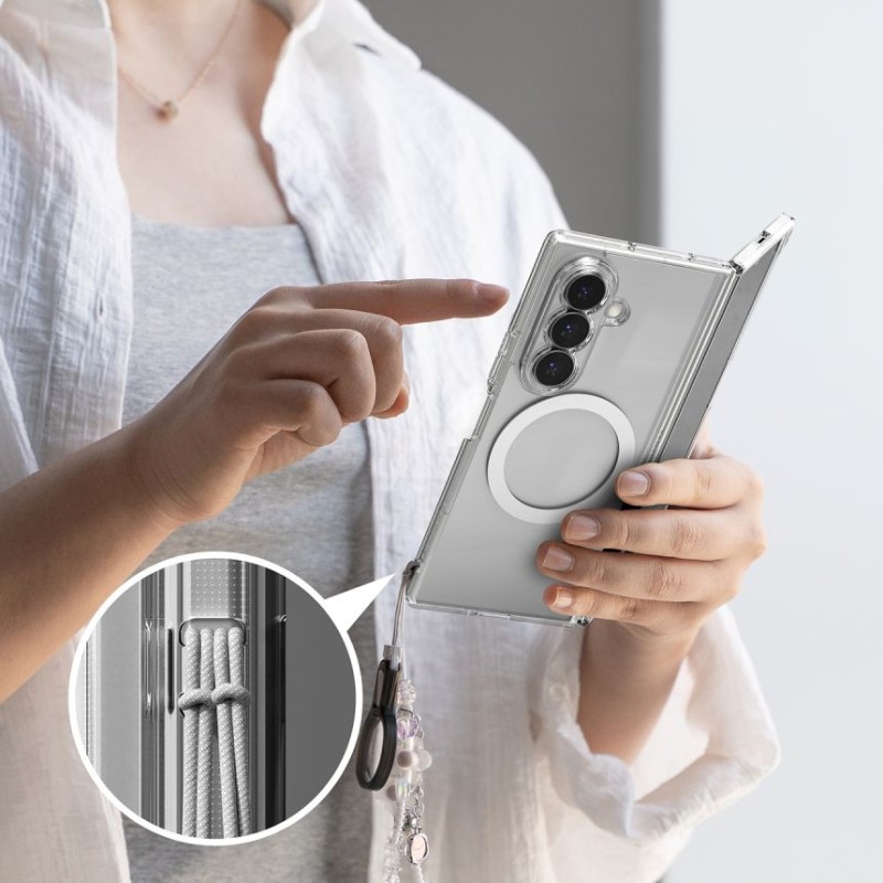 Ringke Fusion Magnetic Magsafe Case за Samsung Galaxy Z Fold 8 Ultra (Ultra Clear)