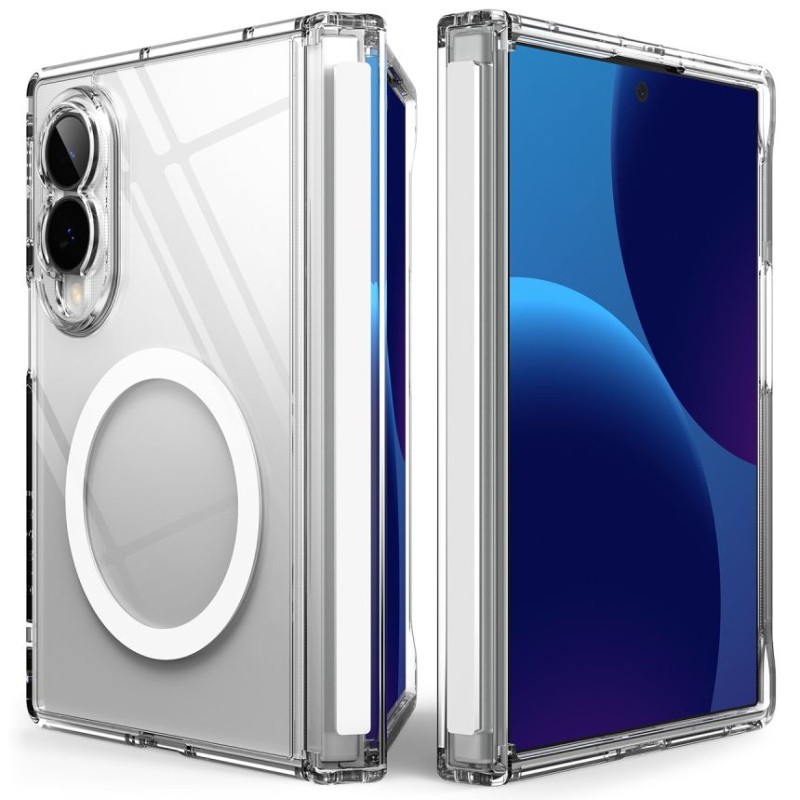 RINGKE Fusion Flap Magnetic MagSafe за Samsung Galaxy Z Fold 8 (Clear) RINGKE Fusion Flap Magnetic MagSafe за Samsung Galaxy Z Fold 8 (Clear)