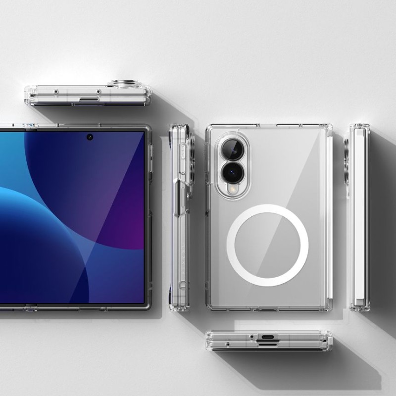 RINGKE Fusion Flap Magnetic MagSafe за Samsung Galaxy Z Fold 8 (Clear) RINGKE Fusion Flap Magnetic MagSafe за Samsung Galaxy Z Fold 8 (Clear)