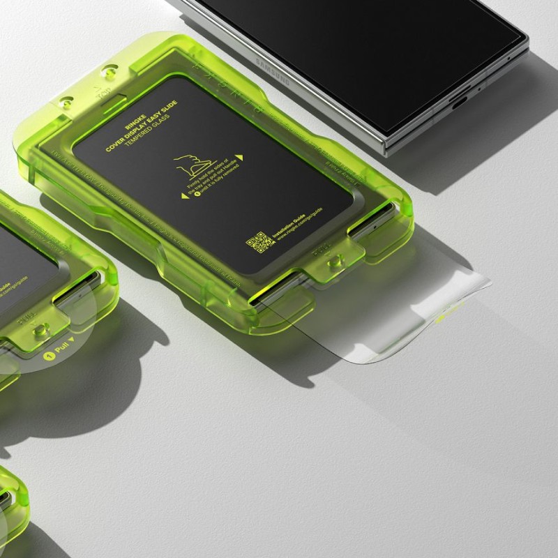 Ringke Cover Display Pro – закалено стъкло за външен дисплей Samsung Galaxy Z Fold 8, Easy Slide, 2 бр., прозрачно Ringke Cover Display Pro – закалено стъкло за външен дисплей Samsung Galaxy Z Fold 8, Easy Slide, 2 бр., прозрачно