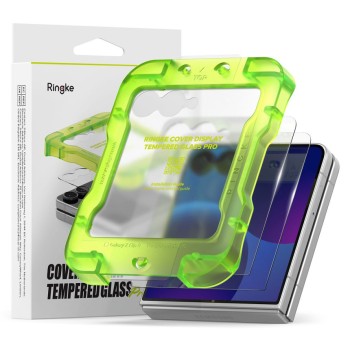 Ringke Cover Display Pro закалено стъкло за Samsung Galaxy Z Flip 8 (външен екран) 2 бр. – прозрачно