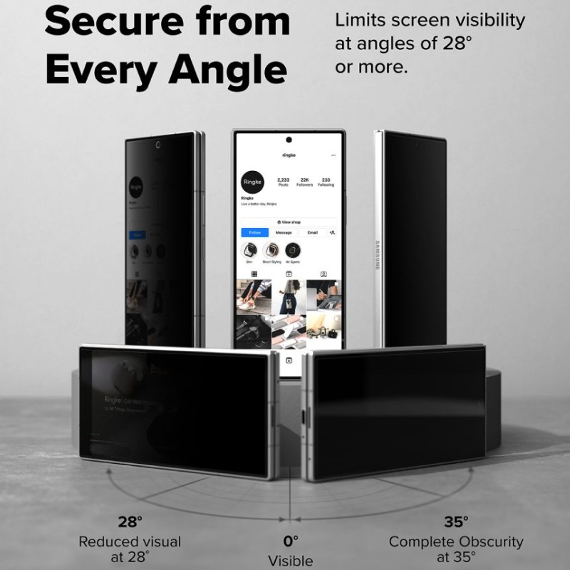 Ringke Easy Slide Privacy 360 – комплект закалено стъкло за Samsung Galaxy Z Fold 8 Ultra (2 броя) Ringke Easy Slide Privacy 360 – комплект закалено стъкло за Samsung Galaxy Z Fold 8 Ultra (2 броя)
