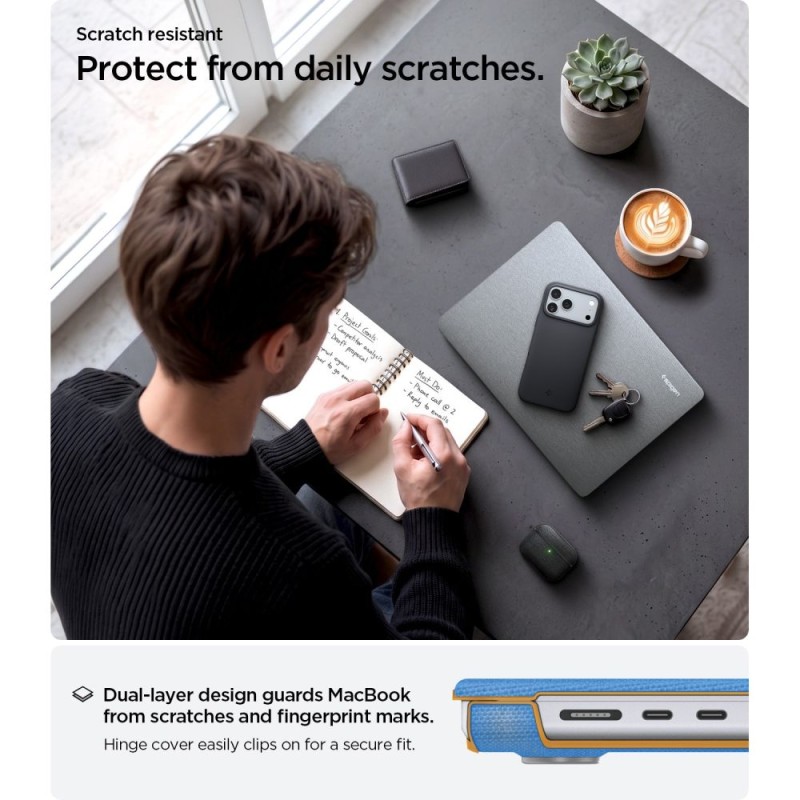 SPIGEN Urban Fit кейс за MacBook Pro 14 (M1–M5 / M5 Pro / M5 Pro Max) 2021–2026 Heather Grey - SPIGEN Urban Fit кейс за MacBook Pro 14 (M1–M5 / M5 Pro / M5 Pro Max) 2021–2026 Heather Grey - 8800337240979-ACS10976